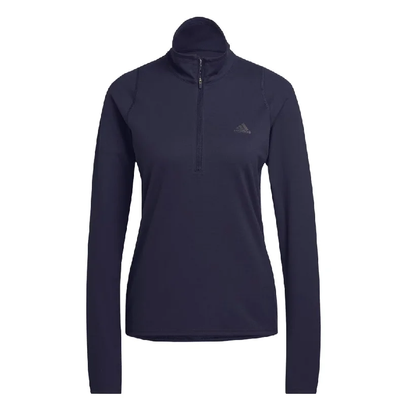 Women Wear Boutique adidas - Women's Run Fast Long Sleeve 1/2 Zip Sweatshirt (HK9017)