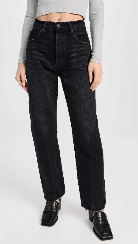 Women's Holiday Clothing Murrieta Wide Straight Jean In Black