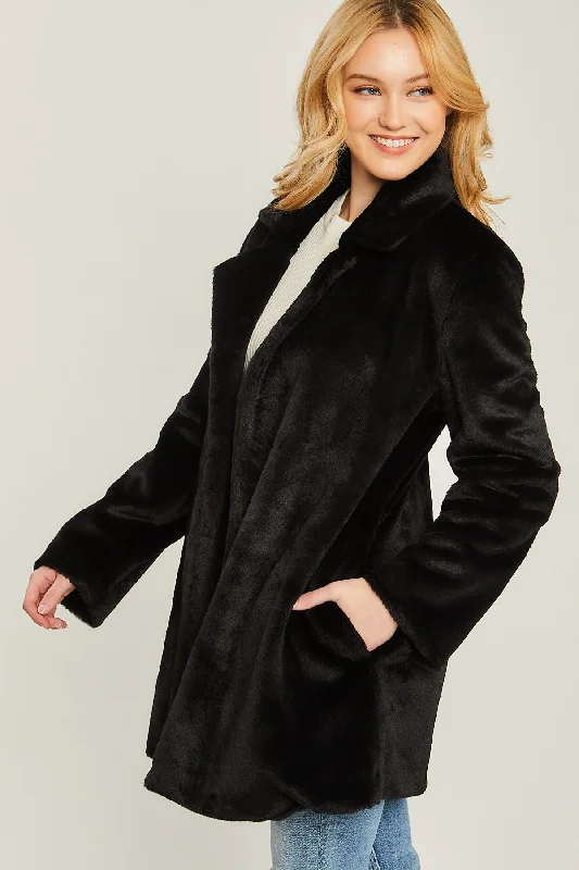 Modern Women's Fashion with Vintage Touches Teddy Collar Coat