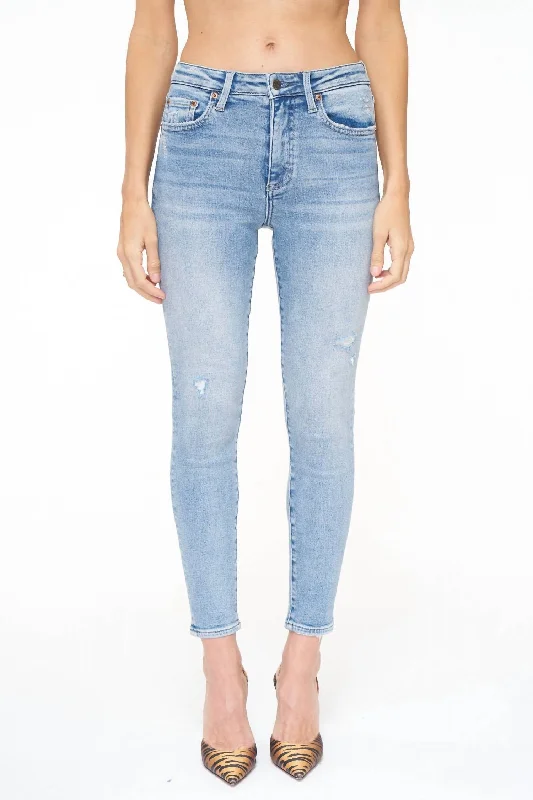 Timeless Women's Apparel Aline High Rise Skinny In Fremont Wash