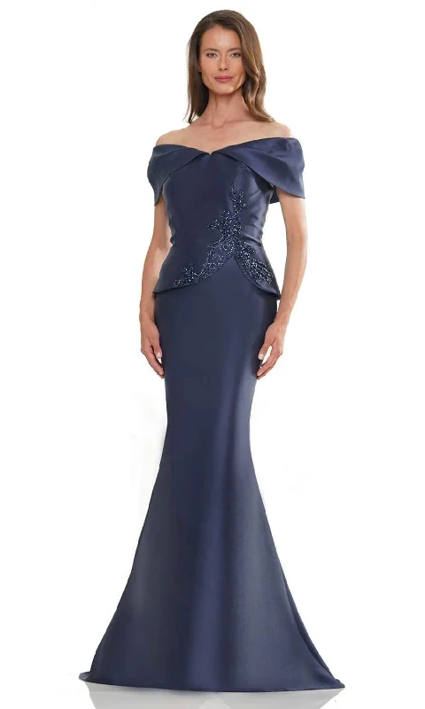 High-Quality Women's Fashion Dresses Rina Di Montella RD2941 - Peplum Gown