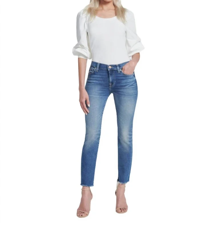 Exclusive Online Sale Luxe Vintage Roxanne Ankle Jeans In Petunia