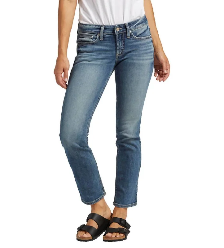 Women's Clothing Sets Low-Rise Britt Straight Jean In Indigo Denim