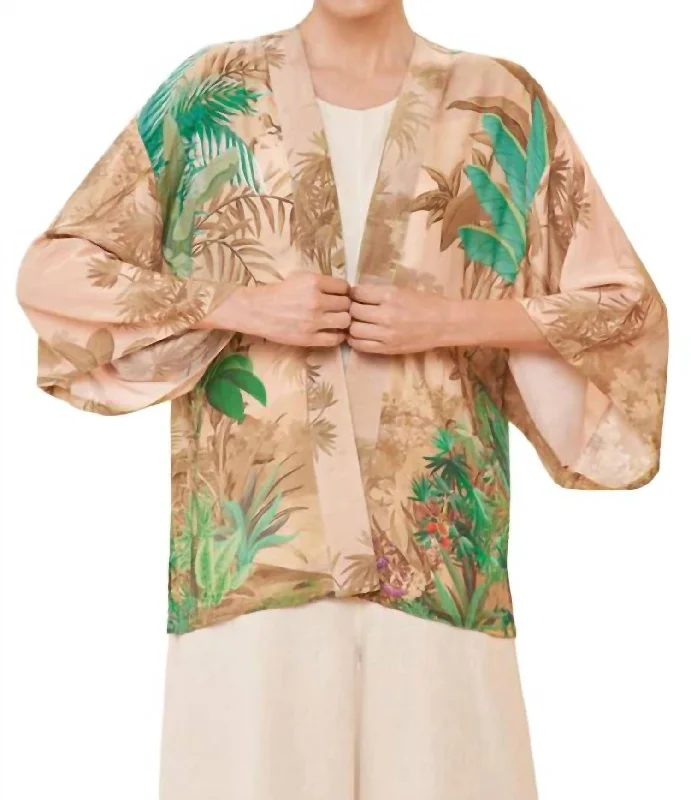 Chic Clothing For Women Oasis Kimono Jacket In Coconut