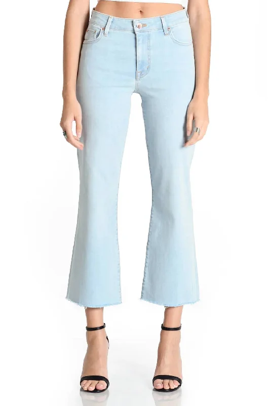 Online Boutiques Clothing Katie Crop Jean In Dahlia Blue