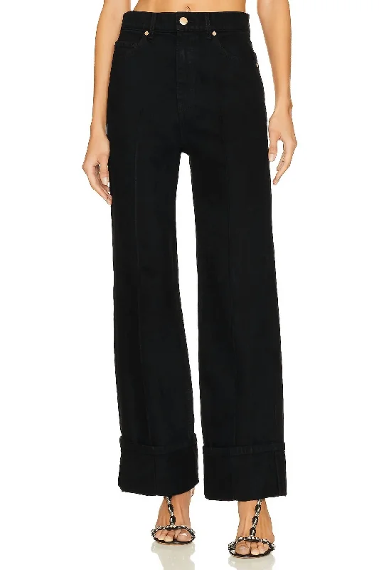 Elegant Women's Fashion Genevieve Jean In Noir Wash