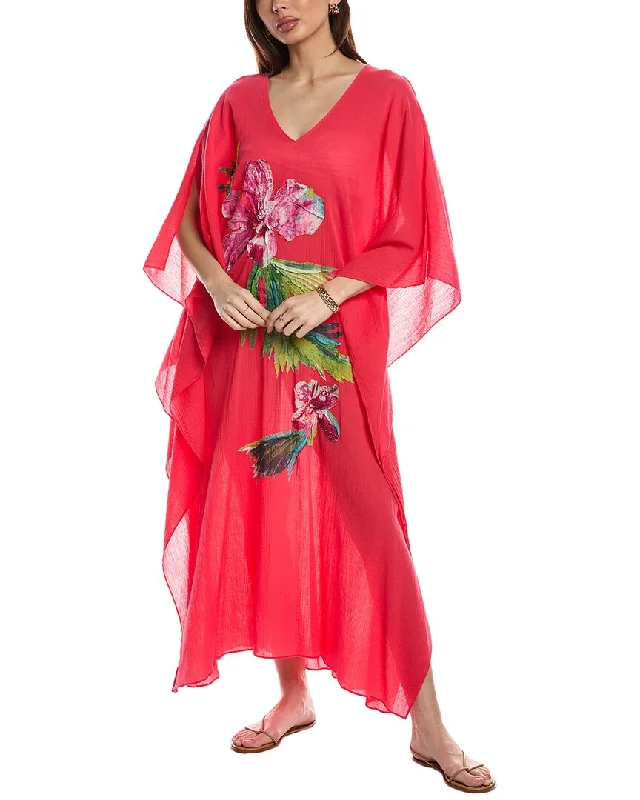 Women's Travel Garments Natori Applique Caftan