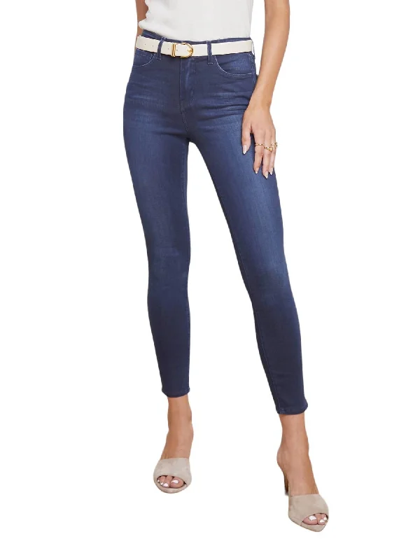 Clothes Of Woman Margot High Rise Skinny Jeans In Marino Blue