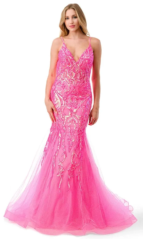 Sophisticated Women's Fashion Aspeed Design L2807M - Corset Sequin Evening Gown