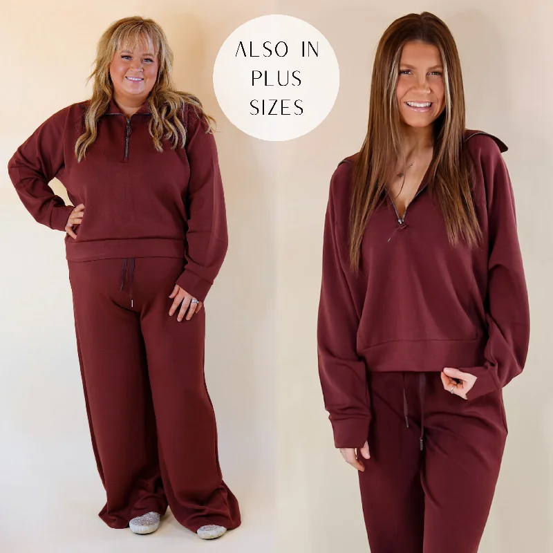 Women's Professional Apparel SPANX | AirEssentials Half Zip in Maroon