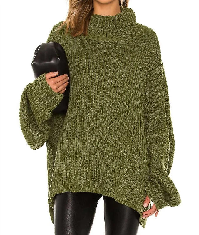 Women's Formal Apparel Casey Sweater In Army Green