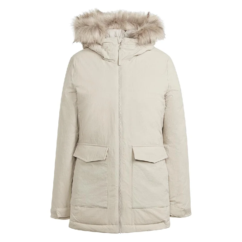 Women's Trendy Outfits adidas - Women's Hooded Fur Parka (HZ5734)