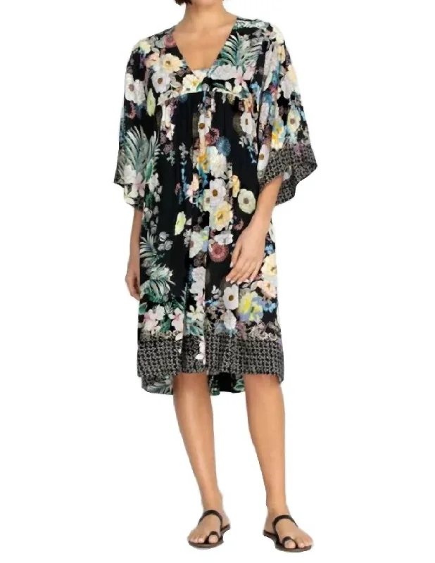 Women's Travel Outfit Set Easy Cover Up Dress In Multi