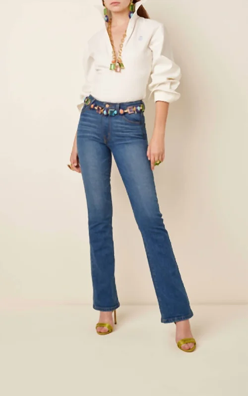 Affordable Luxury Women's Apparel Straight Leg Denim In Blue