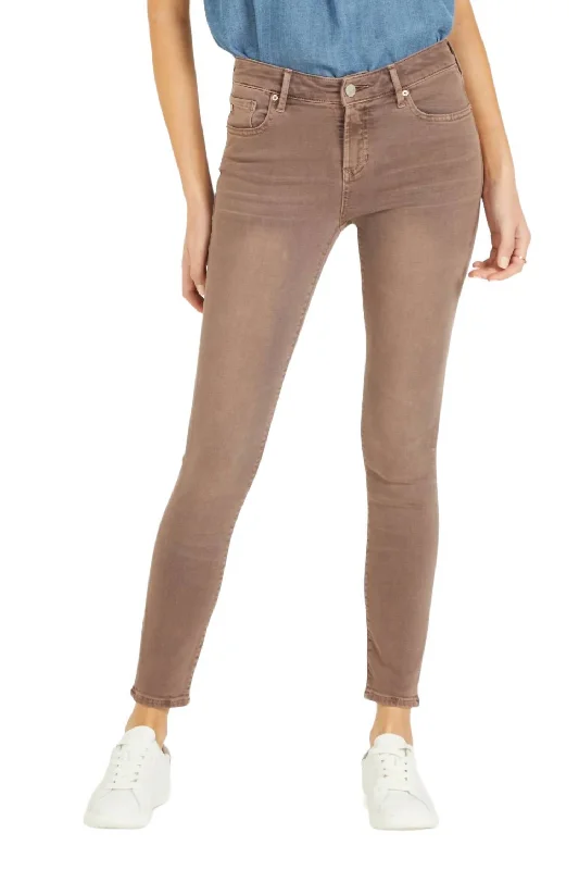 Women's Urban Clothing Gisele Skinny High Rise Jean In Root Beer