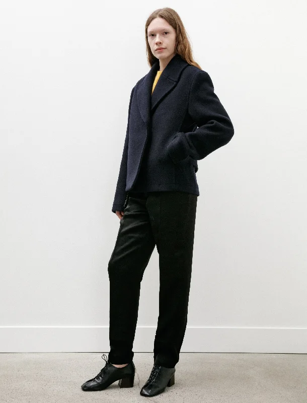 Women's Vintage Attire Cropped Peacoat Navy