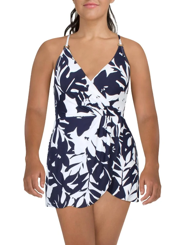 Women's Evening Wear for Special Occasions Womens Printed Nylon One-Piece Swimsuit