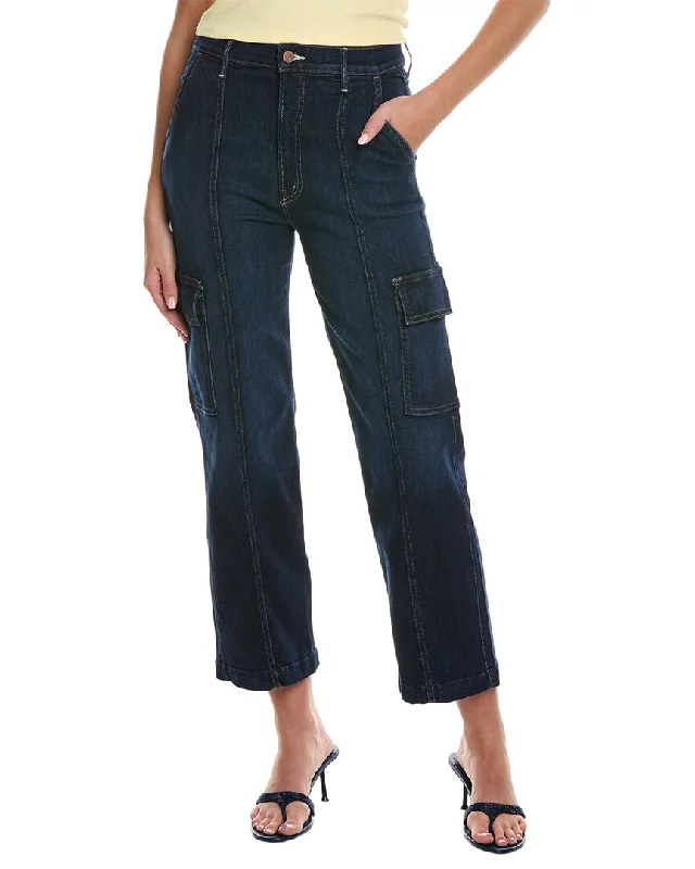 Women's Comfy Loungewear Outfit MOTHER Denim The Rambler Off Limits Cargo Ankle Jean