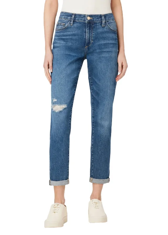 Women's Evening Wear Bobby Mid Rise Boyfriend Jean In Be The Light