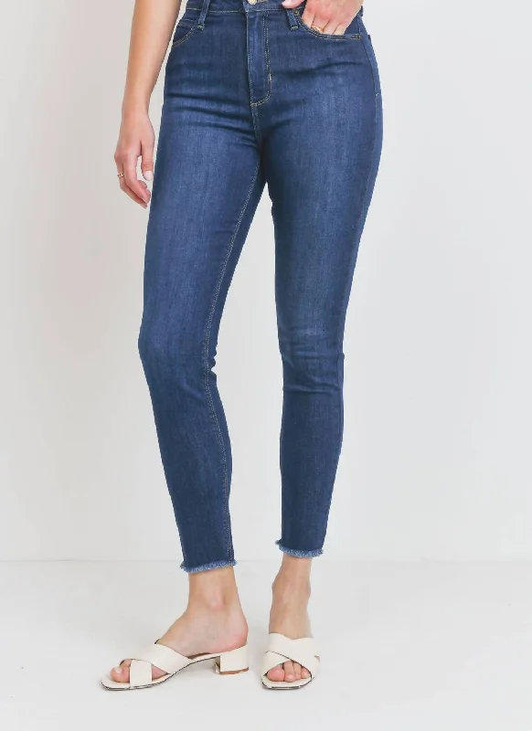 Women's Clothing for All Occasions Emma Skinny Jeans In Dark Blue