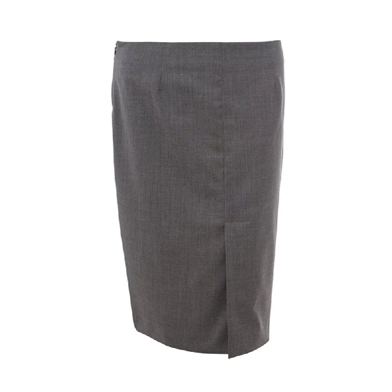 Formal Outfit For Women Lardini Chic  Wool Pencil Women's Skirt