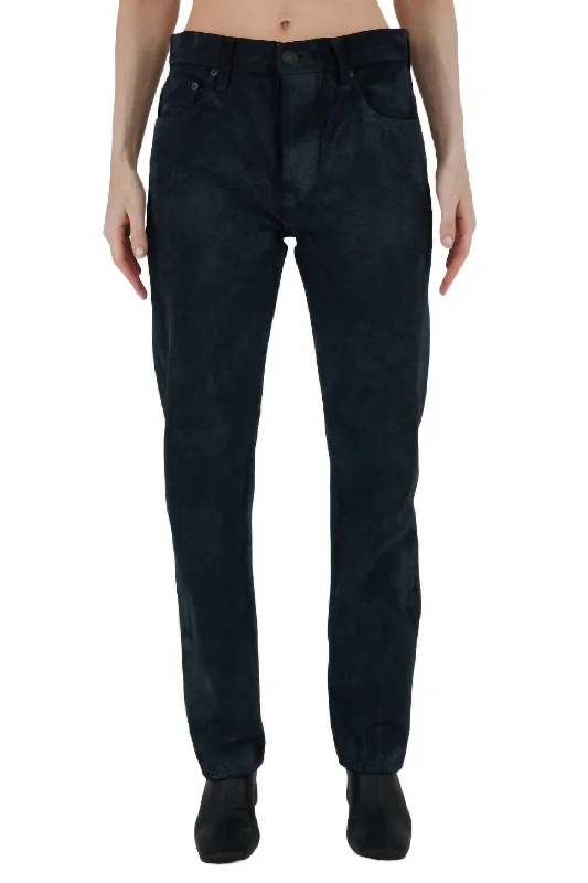 Workwear Fashion for Women Banning Straight Jean In Black